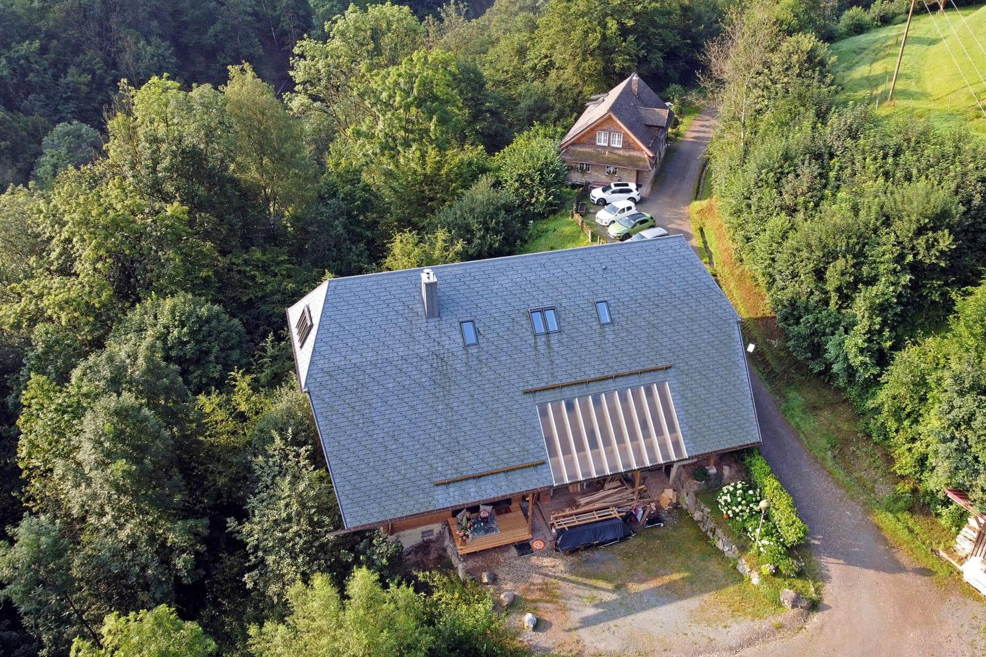 Ferienwohnung Im Loft-Style Mit Sauna Im Historischen Schwarzwaldhof Simonswald Exterior foto