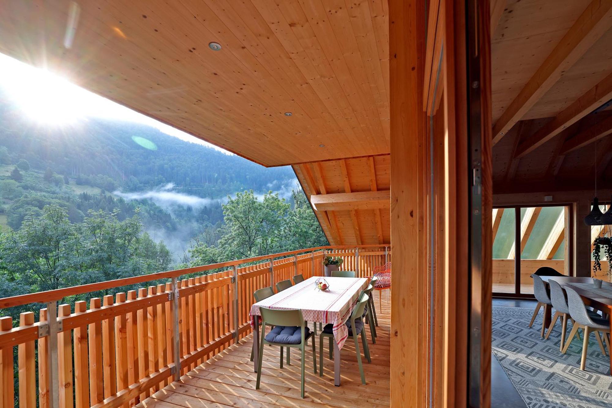 Ferienwohnung Im Loft-Style Mit Sauna Im Historischen Schwarzwaldhof Simonswald Exterior foto